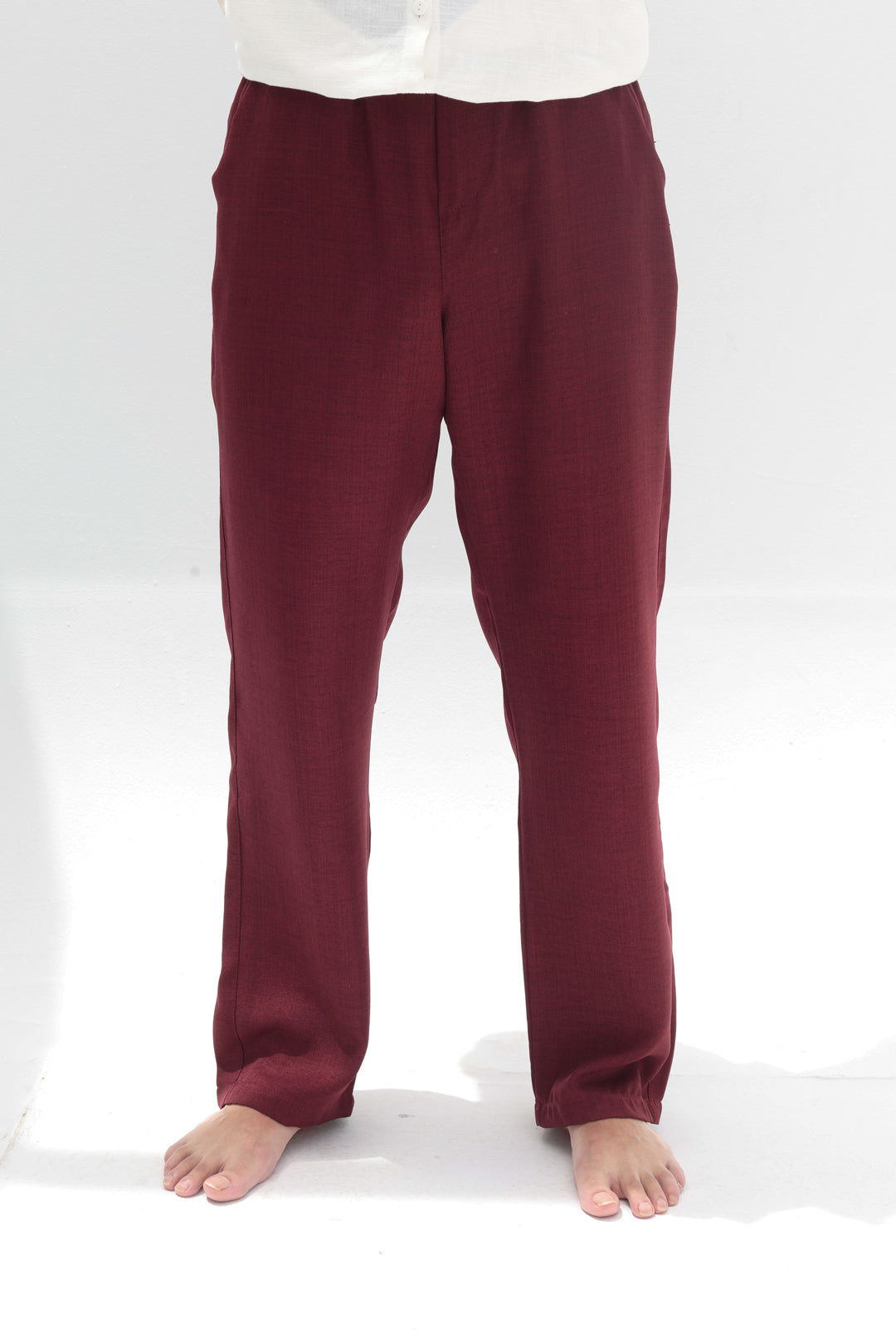 Men relaxed fit linen pants