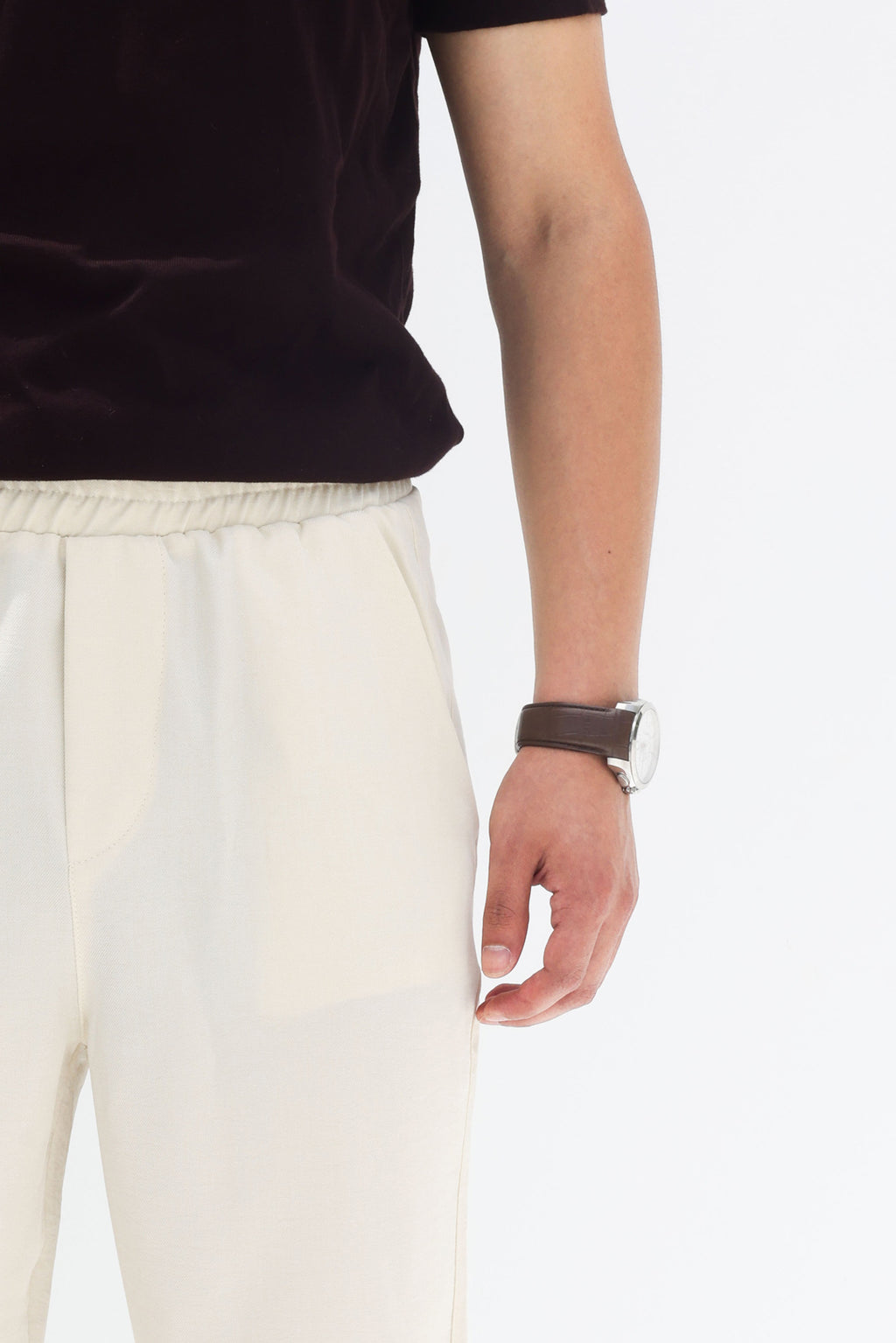 Men relaxed fit linen pants
