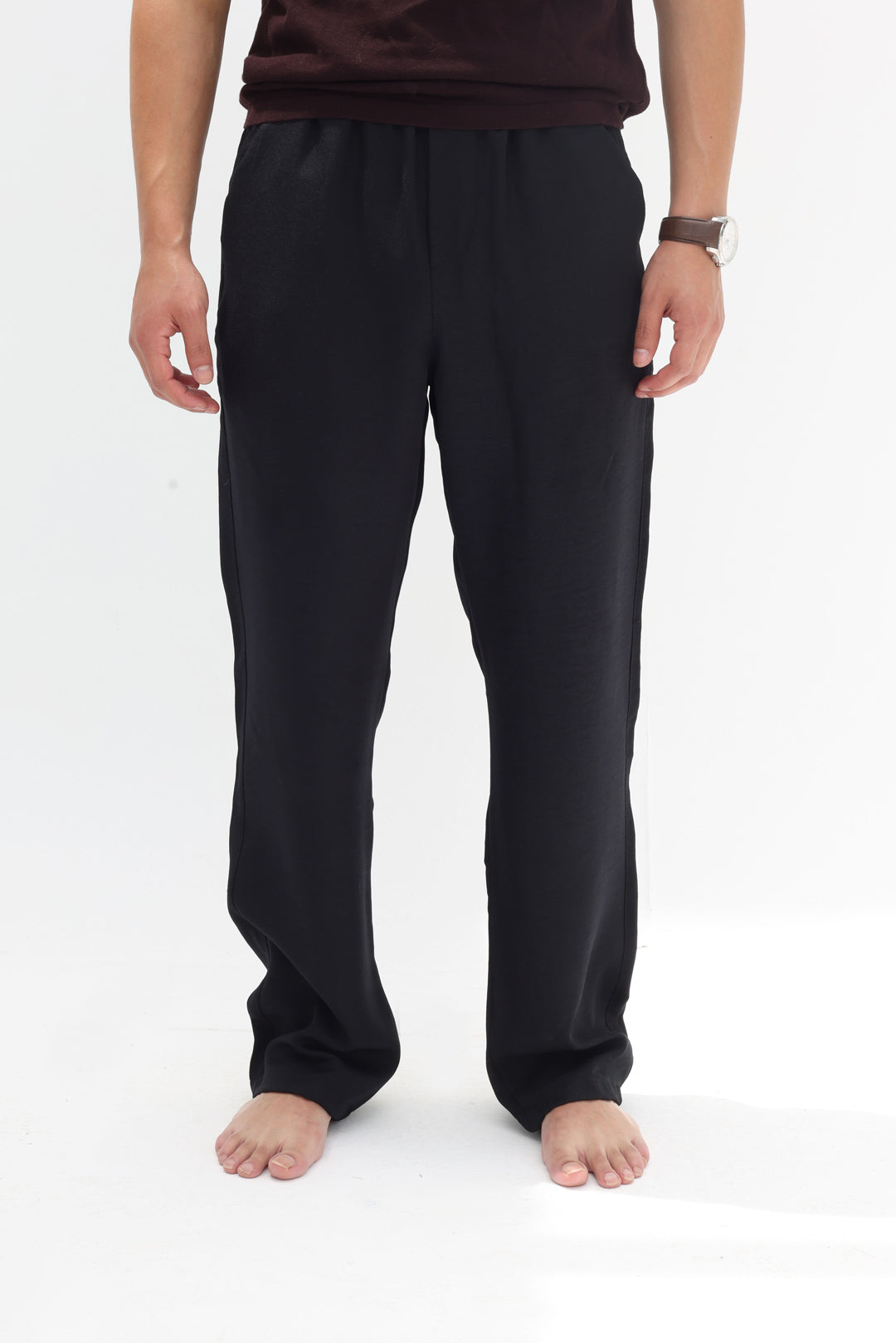 Men relaxed fit linen pants