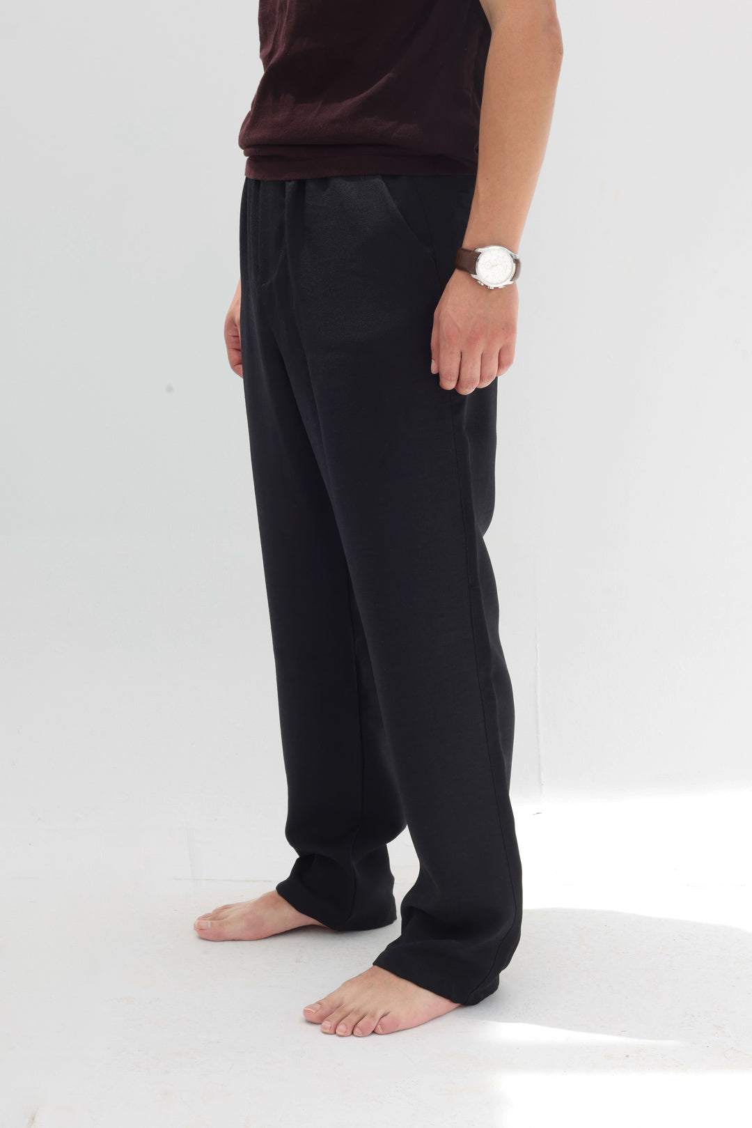 Men relaxed fit linen pants